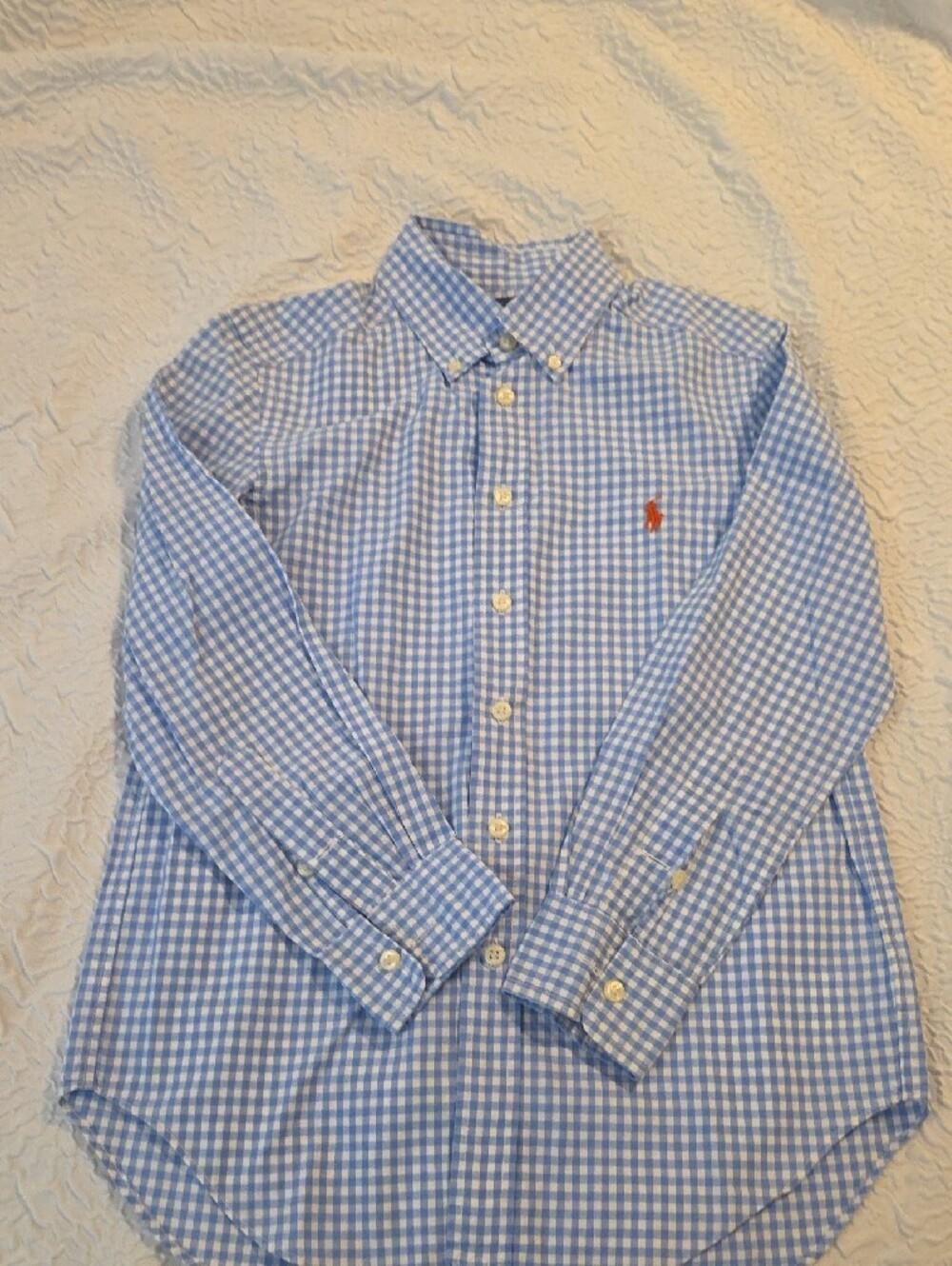 3/24$ Boys Light Blue  Ralph lauren Button-Down Shirt